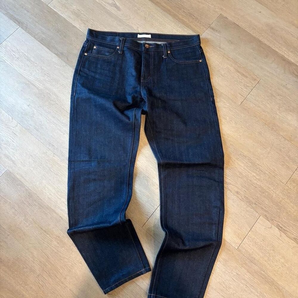 The-unbranded-brand Men's Navy and Blue Jeans